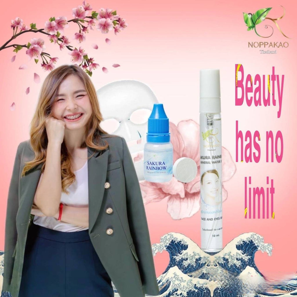 Noppakao Sakura Rainbow Mineral Water Spray Sakura Scent